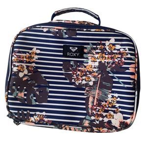 Roxy girls blue tropical floral lunchbox